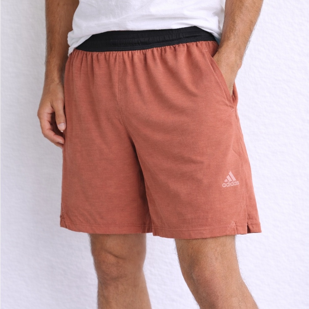 Adidas Athletic Shorts Orange/Black Size XL